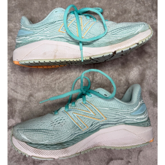 New Balance Fresh Foam 860 V12 Aqua Blue Running Shoes Womens Size 7 W860B12 - Picture 3 of 8
